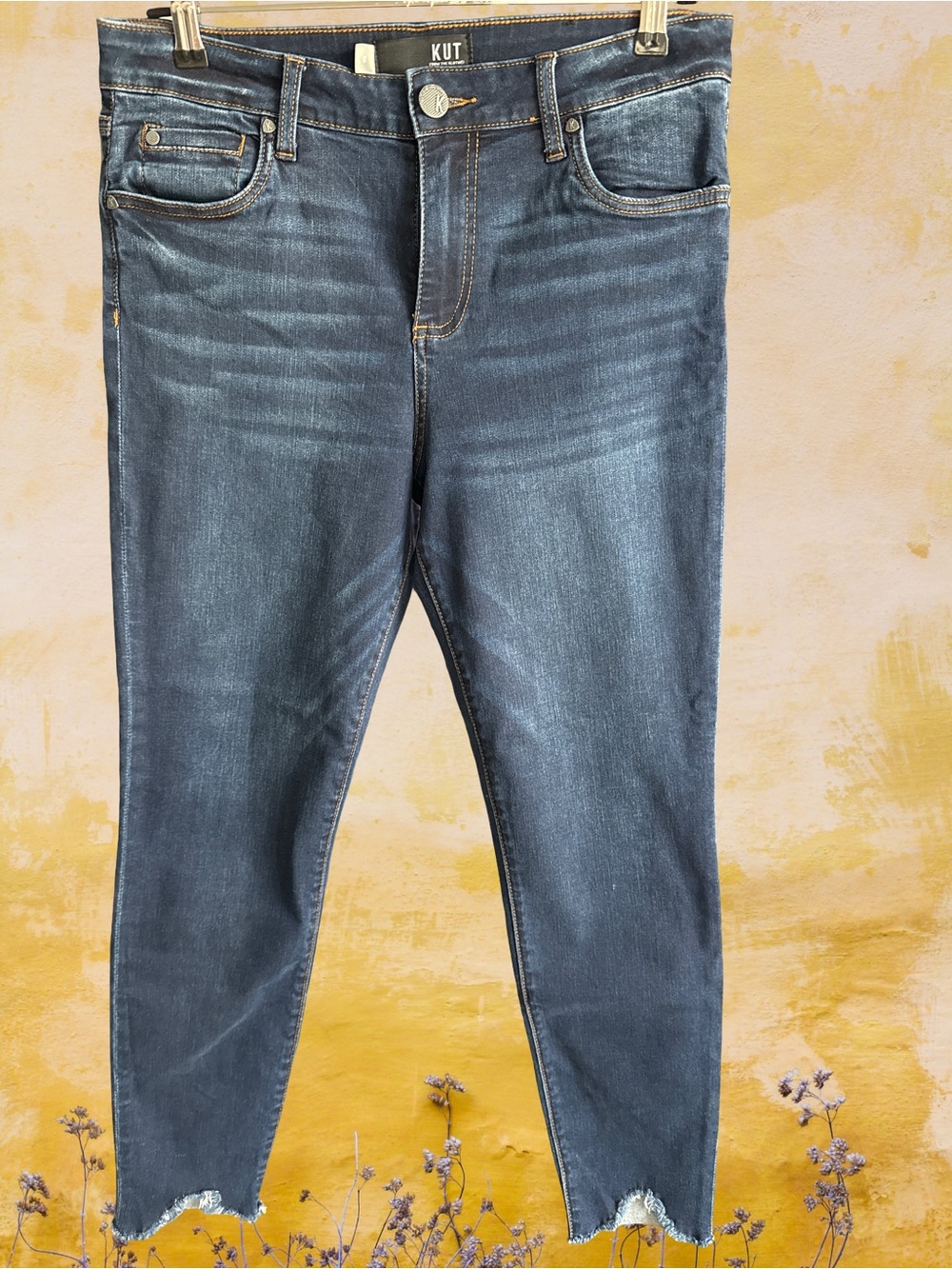 Kut from the Kloth Women's Dark Indigo Skinny Jeans
